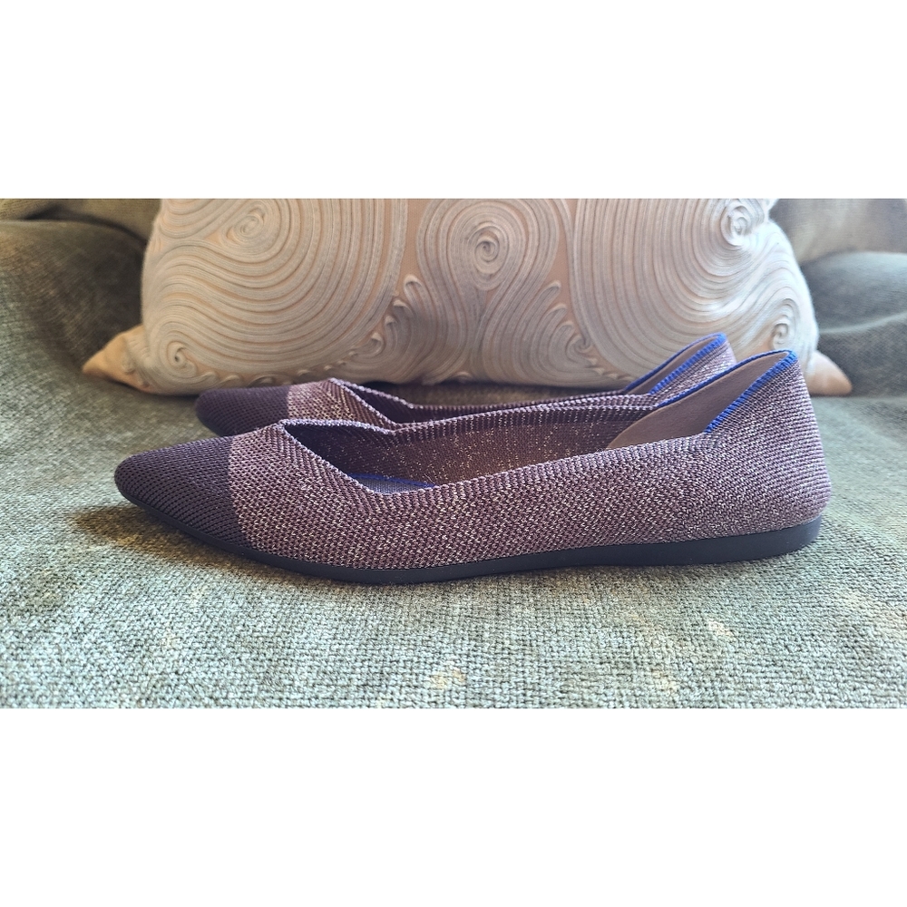 Rothys Twilight Metallic Captoe Points - Size 7 - image 3